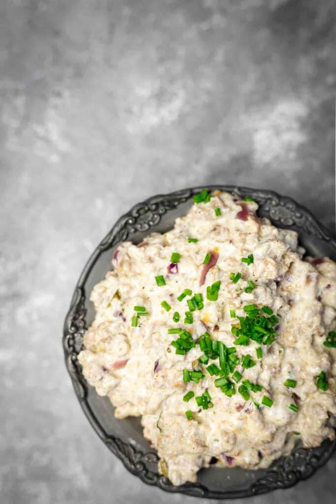 Country sausage gravy in a pot.