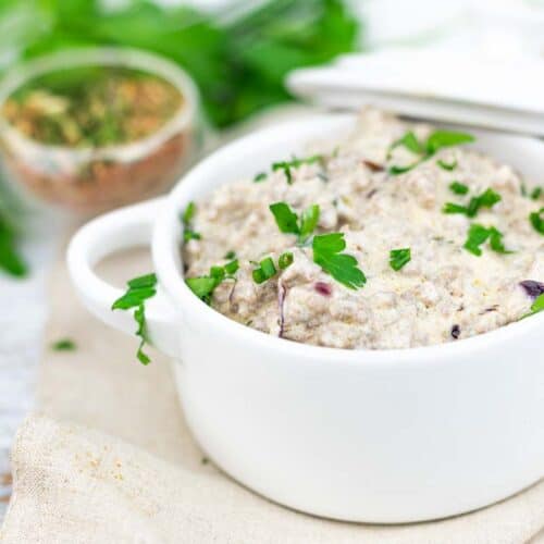 Country sausage gravy in a pot.