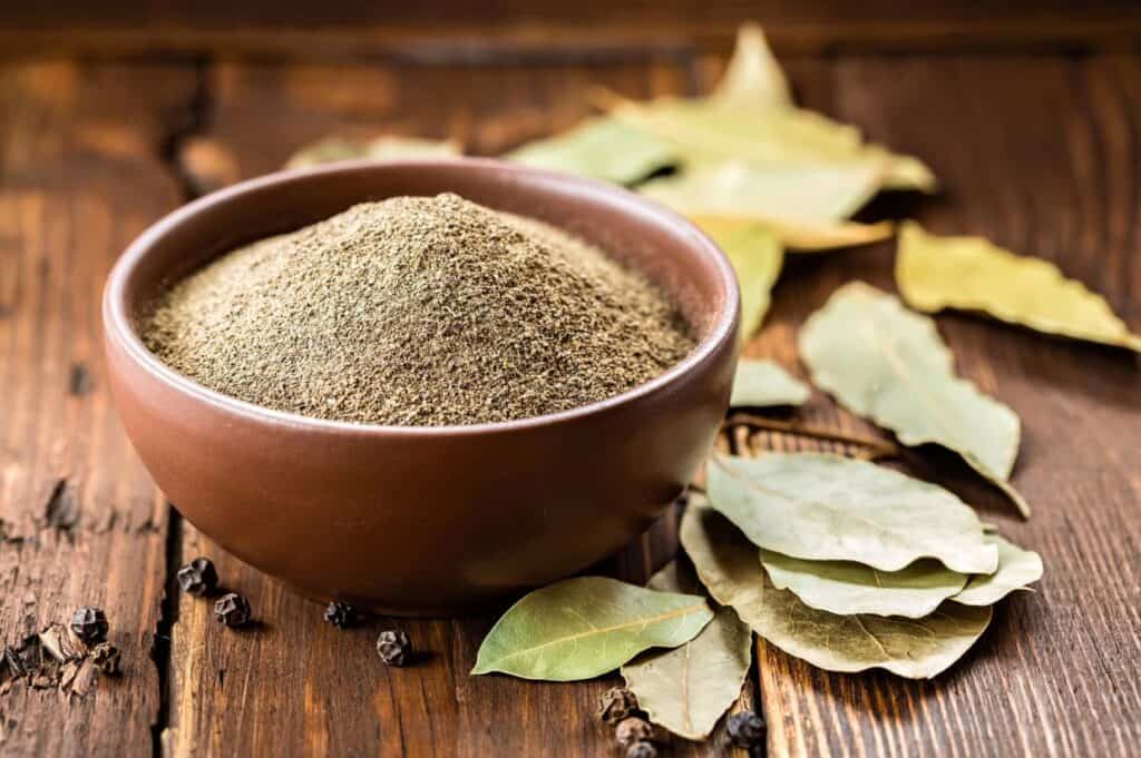 Black pepper in a bowl.