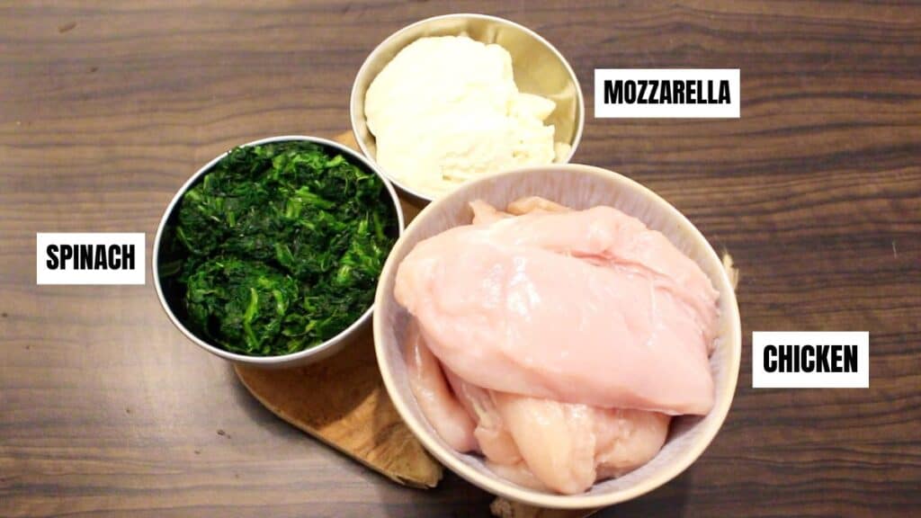 Chicken roll-ups Ingredients