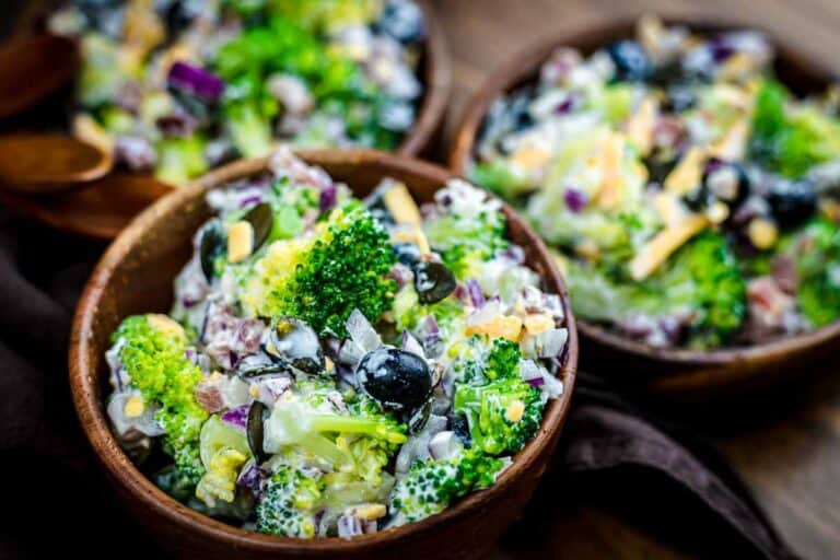 Southern-Style Broccoli Salad in a bowl.