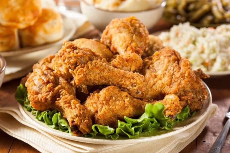 Homemade Southern Fried Chicken.